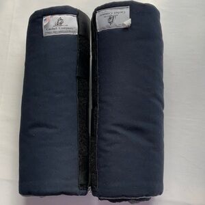 Cashel Standing Leg Wraps With Velcro Straps Navy M